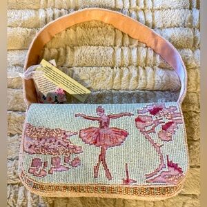 Viral made in India beaded ballerina swan bag